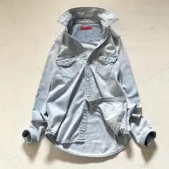 【美品】レッドカード Sorbet ウエスタンシャツ デニムシャツ 0のサムネイル
