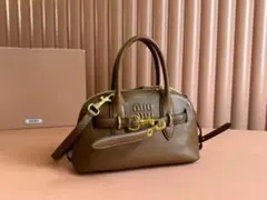 miu miu ショルダーバッグ ブラウン