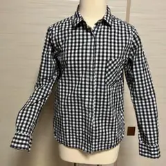ハートマーケット　チェックシャツ　黒　フリーサイズ