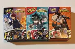 ☆マクドナルド ハッピーセット UNO 僕のヒーローアカデミア 3種コンプ☆