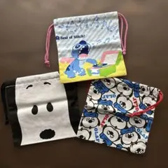 巾着袋3個セット