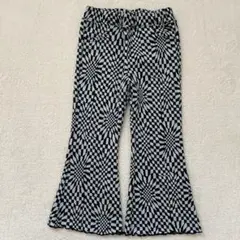 ever closet キッズ ロングパンツ モノトーン 幾何学模様 100cm