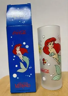 アリエル コカコーラ コラボグラス 未使用 希少　非売品　レトロ