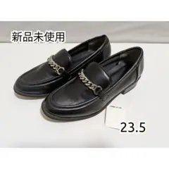 【新品未使用】コムサイズム チェーンローファー 23.5