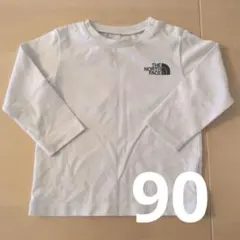 THE NORTH FACE 長袖Tシャツ ホワイト 90