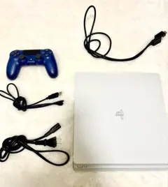 【値下げ中】PS4本体＋純正コントローラー＋各種ケーブル