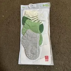 UNIQLO ベビー靴下 9-12cm 3足セット