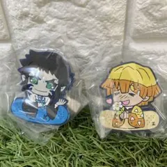雷の兄弟セット 鬼滅の刃 キャラばんちょうこうヘアクリップ壱 善逸 獪岳