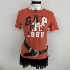 平成ギャル　y2k グランジ　GAP ピチT 半袖　Tシャツ　タイト　ピンクのサムネイル