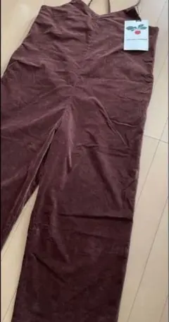 ルミノーゾコムサ　サロペット　オーバーオール　ワイドパンツ　ロングパンツ