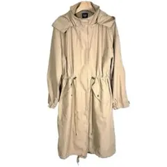 GAP 撥水加工 モッズコート ベージュ M（L相当）オーバーサイズ レディース