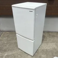 SHARP SJ-GD14C-W 2ドア 冷蔵庫 137L 2017年製 - メルカリ