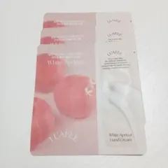 ルアペ　ホワイトアプリコット　ハンドクリーム　サンプル　お試し　3個