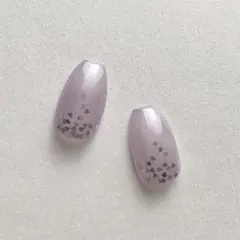 現品 ネイルチップ ワンホン ハートホロ マグネット ラメ