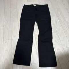 ブラックフレアデニムパンツ