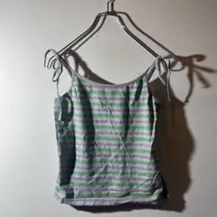 C-108 xhiliration ストライプキャミソール レディース　M