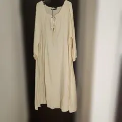 ZARA ロングワンピース XS クリーム