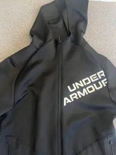 UNDER ARMOUR フード付きアウター L ブラック