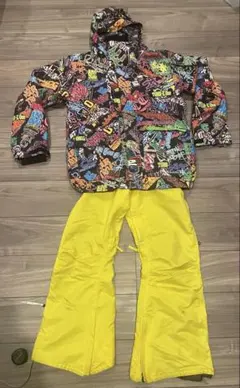 ACC スノーボードウェア上下セットFUEL イエロー
