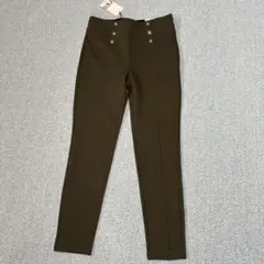 新品ZARA ザラハイライズレギンスパンツ L