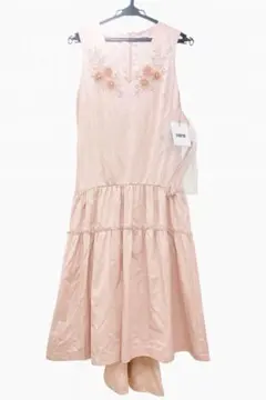 FURFUR ミニドレスノースリーブ桜ピンク