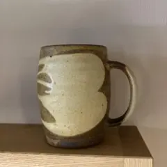 信楽焼　陶器　ビアジョッキ