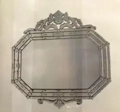 ベネチアンスタイルミラー　アンティーク　大型