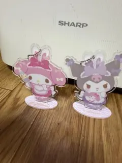 クリアースタンド2個