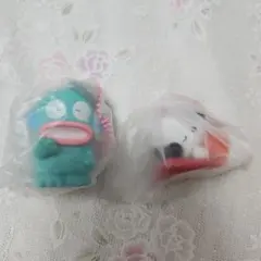 はぴたんぶいおやすみフィギアチャーム ポチャッコ、ハンギョドン