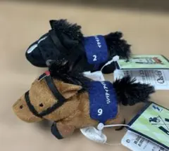 サラブレッドコレクションぬいぐるみクリップ　イクイノックス　リバティアイランド