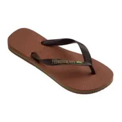 Havaianas ビーチサンダル ブラジルロゴ 茶のサムネイル