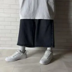 MECCA 極太 オーバーサイズ デニムショーツ バギーパンツ B系 チカーノのサムネイル