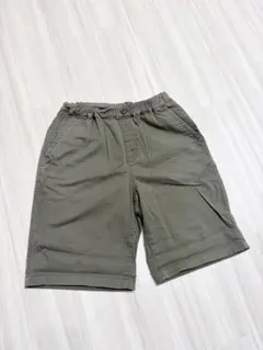 UNIQLOキッズ ストレッチイージーショートパンツ150cmオリーブカーキ