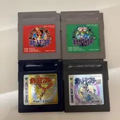 c*r様 ポケットモンスター ゲームボーイソフト4本セットおまけ有