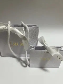 Dior ギフト袋 2点セット ホワイト
