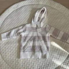 【新品】gelato pique ストライプパーカー 90-100cm