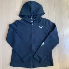PUMA フード付きパーカー　160サイズ 黒