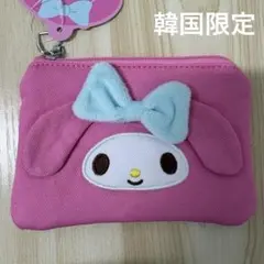 韓国ダイソー DAISO サンリオ マイメロ デニムポーチ