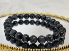 8㎜ブルータイガーアイのパワーストーンブレスレット内径17㎝ホークスアイ
