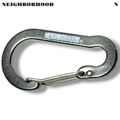 미사용 品！ NEIGHBORHOOD ネイバーフッド カラビナ キーリング 銀