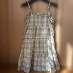 SHEIN チェック キャミワンピ ビスチェ チュニック　Mサイズ
