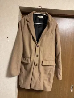 メンズ XL チェスターコート ブラウン