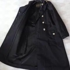 【美品】ルイヴィトン ロングコート モノグラム 総柄 カシミヤ ベルト 黒 S 美品】ルイヴィトン ロングコート モノグラム 総柄 カシミヤ