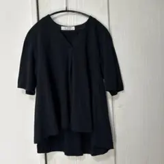 LE TIROIR カットソー　半袖　黒　ブラック　Tシャツのサムネイル