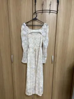 【️美品】one after another NICE CLAUP花柄ワンピース