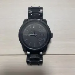 DIESEL ブラック アナログ腕時計
