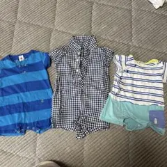 70⭐︎３枚！ロンパース　ギャップ　まとめ売り