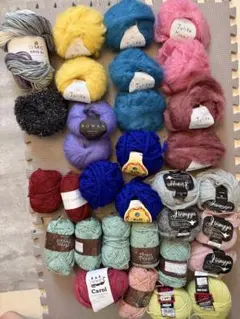julika, DMC.rowan.puli,ジンニーヤ、など高級毛糸3万円以上
