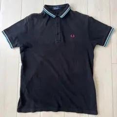 FRED PERRY ポロシャツ　ブラック　ピンク　swag ストリート　y2kのサムネイル