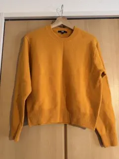 ユニクロ クルーネック リブニット セーター トップス 長袖